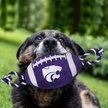 Show in main carousel: Pets First Nylon Football Tough Squeaky Dog Chew Toy, Kansas State slide 2 of 6