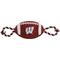 Show in main carousel: Pets First Nylon Football Tough Squeaky Dog Chew Toy, Wisconsin slide 1 of 6