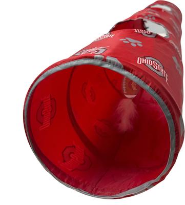 Show full view: Pets First Ohio State Buckeyes Cat Tunnel Toy with Catnip slide 4 of 10