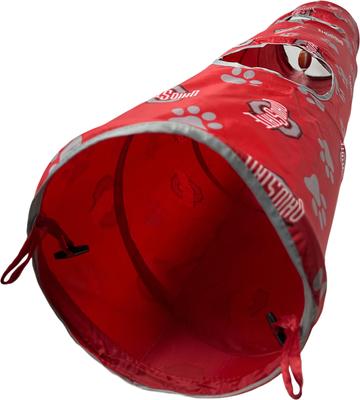 Show full view: Pets First Ohio State Buckeyes Cat Tunnel Toy with Catnip slide 3 of 10