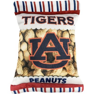 Pets First Pets First Peanut Bag Squeaky Dog Chew Toy, Auburn