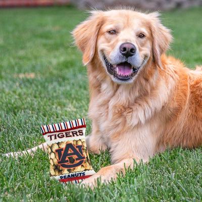 Show full view: Pets First Peanut Bag Squeaky Dog Chew Toy, Auburn slide 3 of 6