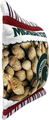 Show full view: Pets First Peanut Bag Squeaky Dog Chew Toy, Michigan State slide 2 of 6
