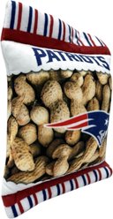 Pets First Peanut Bag Squeaky Dog Chew Toy, New England Patriots slide 2 of 5