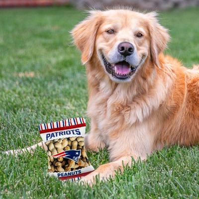 Show full view: Pets First Peanut Bag Squeaky Dog Chew Toy, New England Patriots slide 4 of 7
