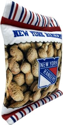 Show full view: Pets First Peanut Bag Squeaky Dog Chew Toy, New York Rangers slide 3 of 7
