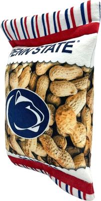 Show full view: Pets First Peanut Bag Squeaky Dog Chew Toy, Penn State slide 2 of 6