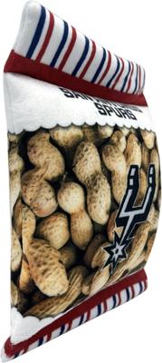 Show full view: Pets First Peanut Bag Squeaky Dog Chew Toy, San Antonio Spurs slide 3 of 7