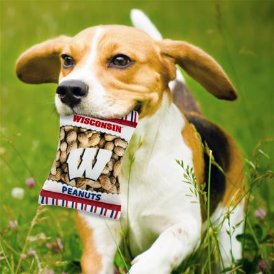 Show full view: Pets First Peanut Bag Squeaky Dog Chew Toy, Wisconsin slide 3 of 6