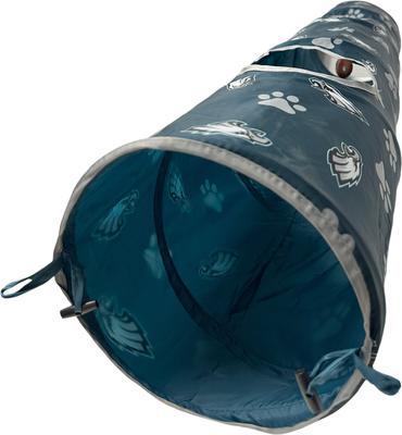 Show full view: Pets First Philadelphia Eagles Cat Tunnel Toy with Catnip slide 3 of 10
