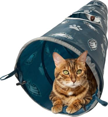 Show full view: Pets First Philadelphia Eagles Cat Tunnel Toy with Catnip slide 10 of 10