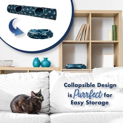 Show full view: Pets First Philadelphia Eagles Cat Tunnel Toy with Catnip slide 8 of 10