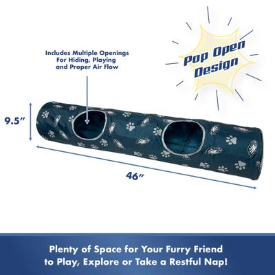 Show full view: Pets First Philadelphia Eagles Cat Tunnel Toy with Catnip slide 6 of 10