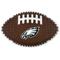 Show in main carousel: Pets First Philadelphia Eagles Hard Nylon Football Dog Chew Toy, Brown slide 1 of 5