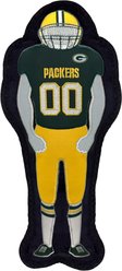 Pets First Player Tough Squeaky Dog Chew Toy, Green Bay Packers