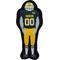 Show in main carousel: Pets First Player Tough Squeaky Dog Chew Toy, Green Bay Packers slide 1 of 6