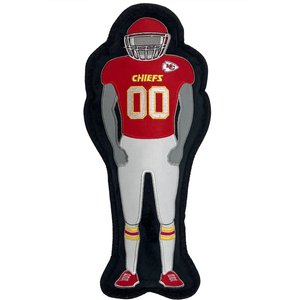 Pets First Player Tough Squeaky Dog Chew Toy, Kansas City Chiefs