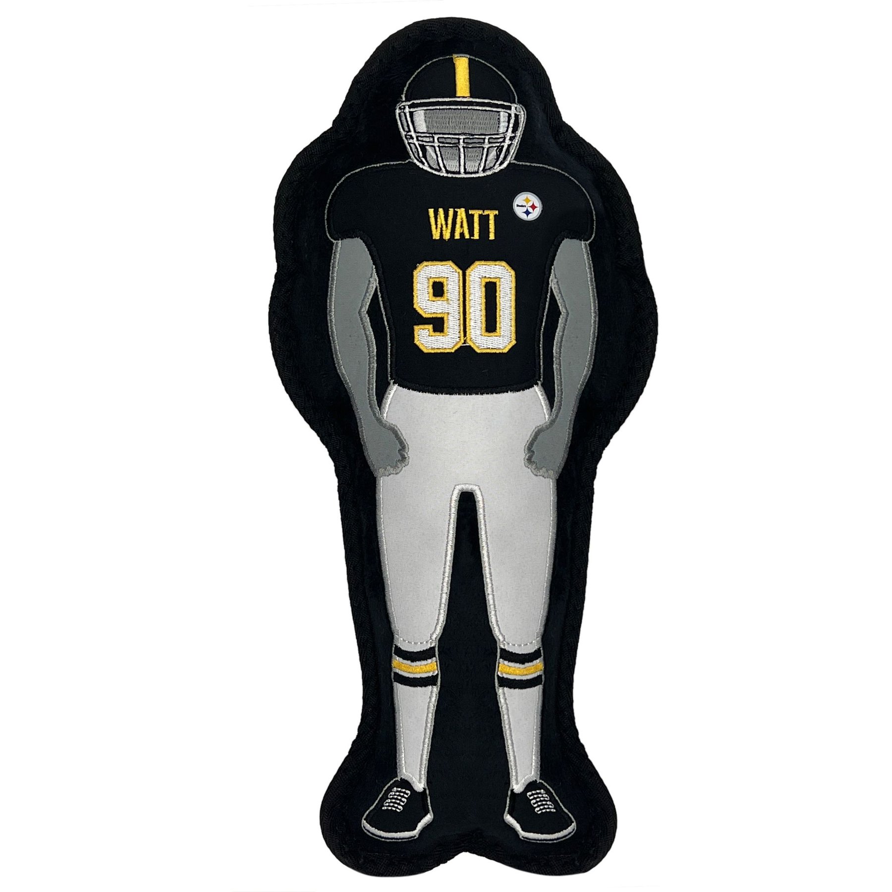 Pets First Player Tough Squeaky Dog Chew Toy, T.J. Watt