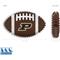 Show in main carousel: Pets First Purdue Hard Nylon Football Dog Chew Toy, Brown slide 2 of 5