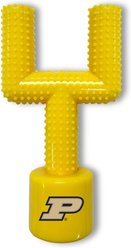 Pets First Purdue Hard Nylon Goal Post Dog Chew Toy, Yellow slide 1 of 5