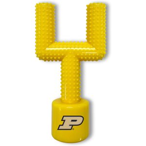 Pets First Buffalo Bills Hard Nylon Goal Post Dog Chew Toy, Yellow