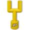 Show in main carousel: Pets First Purdue Hard Nylon Goal Post Dog Chew Toy, Yellow slide 1 of 6
