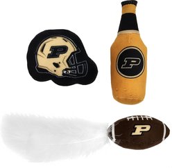 Pets First Purdue Plush Cat Toys with Catnip, 3 count