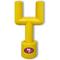 Show in main carousel: Pets First San Francisco 49ers Hard Nylon Goal Post Dog Chew Toy, Yellow slide 1 of 5