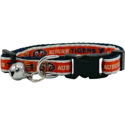 Pets First Pets First Satin Breakaway Cat Collar, 8 to 12-in neck, 1/2-in wide, Auburn