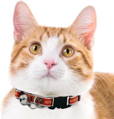Show full view: Pets First Satin Breakaway Cat Collar, 8 to 12-in neck, 1/2-in wide, Auburn slide 4 of 6