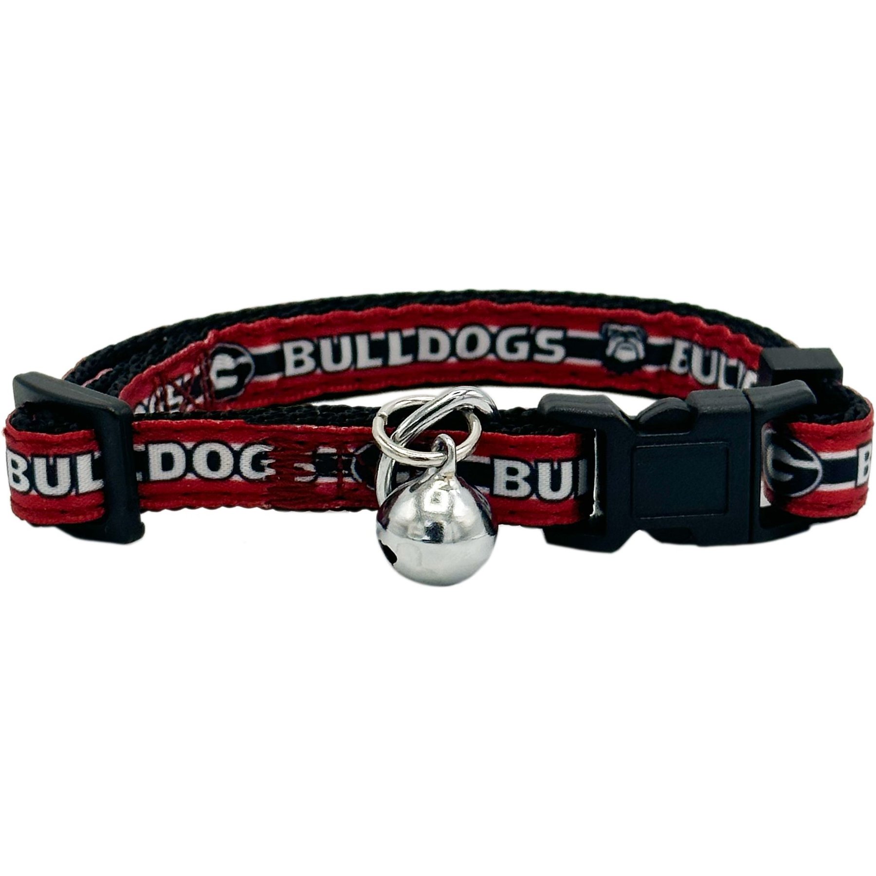 Pets First Satin Breakaway Cat Collar, 8 to 12-in neck, 1/2-in wide, Georgia