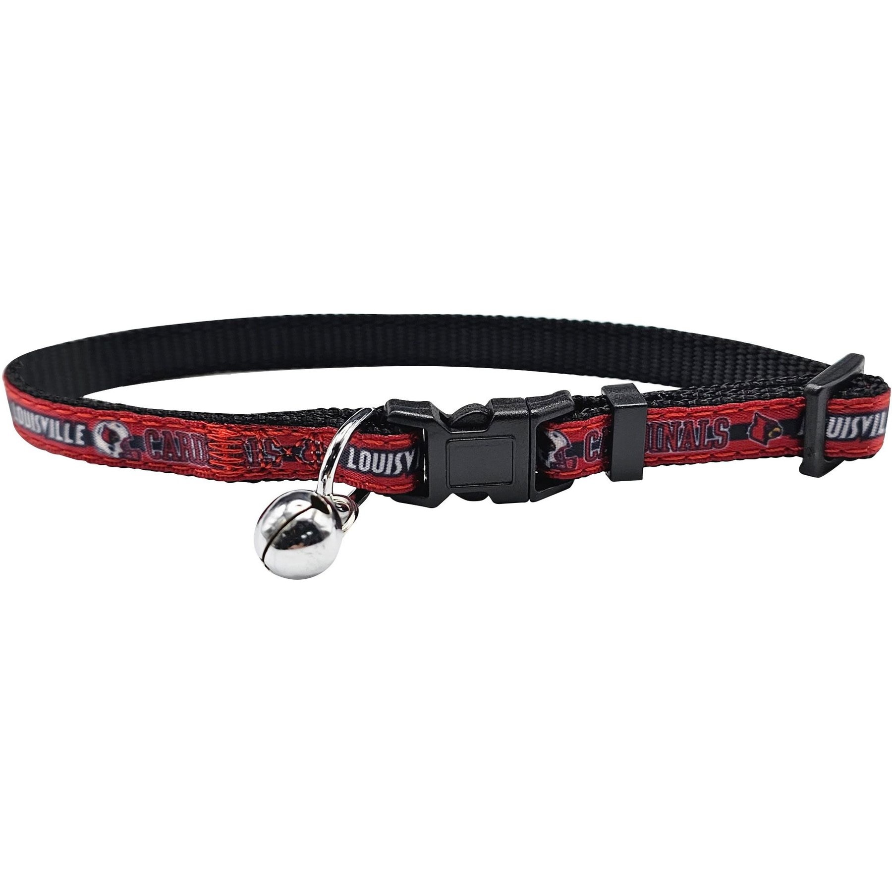 Pets First Satin Breakaway Cat Collar, 8 to 12-in neck, 1/2-in wide, Louisville