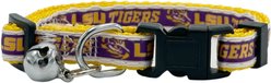 Pets First Satin Breakaway Cat Collar, 8 to 12-in neck, 1/2-in wide, Lsu