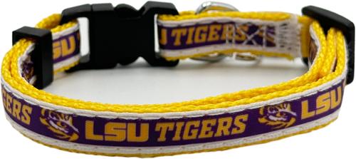 Show full view: Pets First Satin Breakaway Cat Collar, 8 to 12-in neck, 1/2-in wide, Lsu slide 3 of 7