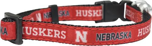 Show full view: Pets First Satin Breakaway Cat Collar, 8 to 12-in neck, 1/2-in wide, Nebraska slide 2 of 6