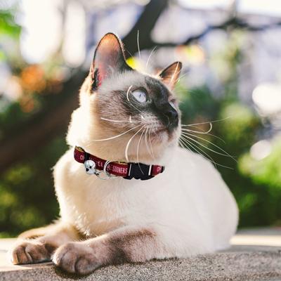 Show full view: Pets First Satin Breakaway Cat Collar, 8 to 12-in neck, 1/2-in wide, Oklahoma slide 6 of 7
