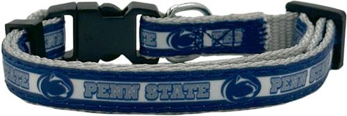 Show full view: Pets First Satin Breakaway Cat Collar, 8 to 12-in neck, 1/2-in wide, Penn State slide 2 of 6