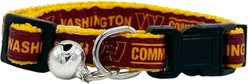 Pets First Satin Breakaway Cat Collar, 8 to 12-in neck, 1/2-in wide, Washington Commanders