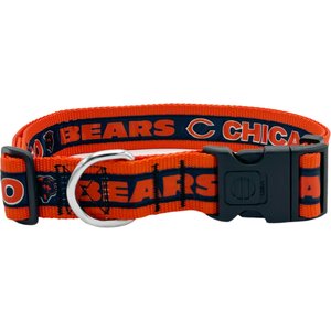 Pets First Satin Dog Collar, Chicago Bears, X-Large