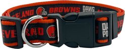 Pets First Satin Dog Collar, Cleveland Browns, Large