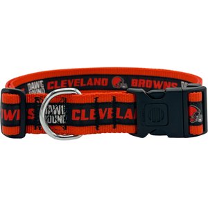 Pets First Satin Dog Collar, Cleveland Browns, X-Large