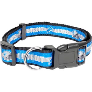 Pets First Satin Dog Collar, Detroit Lions, Small
