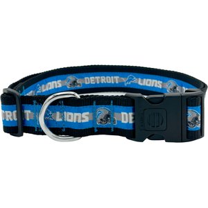 Pets First Satin Dog Collar, Detroit Lions, X-Large