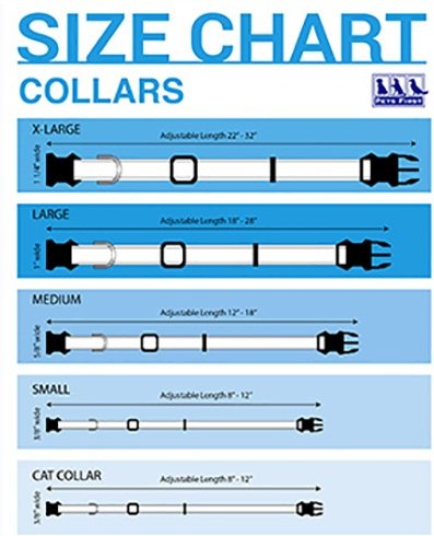 Show full view: Pets First Satin Dog Collar, Detroit Lions, X-Large slide 3 of 6