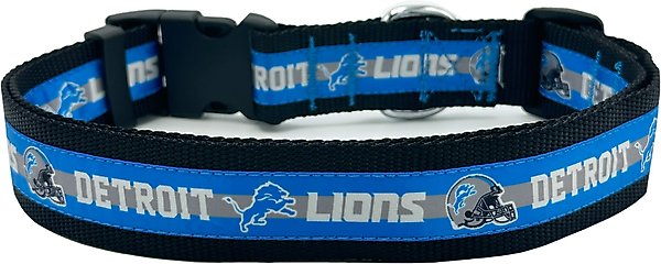 Show full view: Pets First Satin Dog Collar, Detroit Lions, X-Large slide 2 of 6