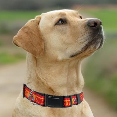 Show full view: Pets First Satin Dog Collar, Kansas City Chiefs, Medium slide 5 of 6