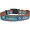 Show in main carousel: Pets First Satin Dog Collar, Miami Dolphins, Small slide 2 of 6