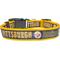 Show in main carousel: Pets First Satin Dog Collar, Pittsburgh Steelers, Medium slide 3 of 7