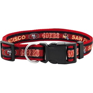 Pets First Satin Dog Collar, San Francisco 49ers, Large
