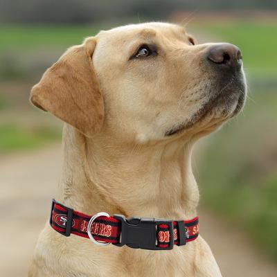 Show full view: Pets First Satin Dog Collar, San Francisco 49ers, Small slide 5 of 6